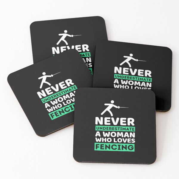 Item preview, Never Underestimate A Woman Who Loves Fencing designed and sold by bifkee19.