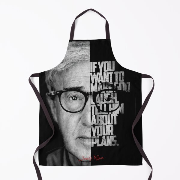 Item preview, Black and white Woody Allen quote poster designed and sold by Enea Kelo.