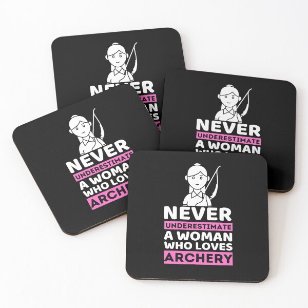 Item preview, Never Underestimate A Woman Who Loves Archery designed and sold by bifkee19.