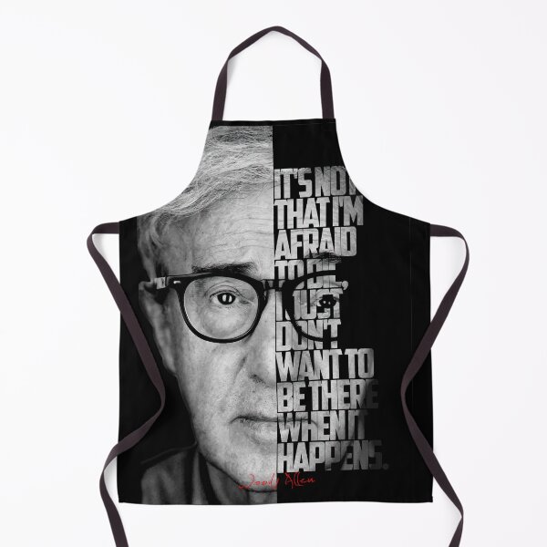 Item preview, Black and white Woody Allen quote poster designed and sold by Enea Kelo.