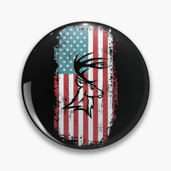 Item preview, Deer Hunting American Flag Patriotic designed and sold by Vanover Designs.