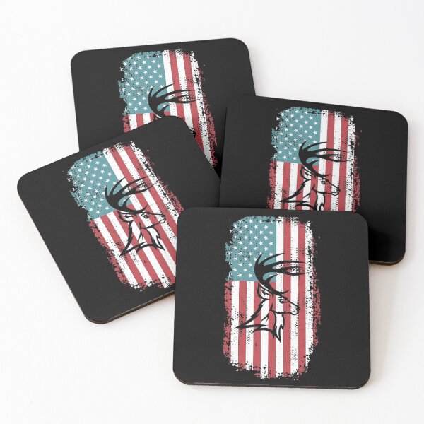 Item preview, Deer Hunting American Flag Patriotic designed and sold by Vanover Designs.