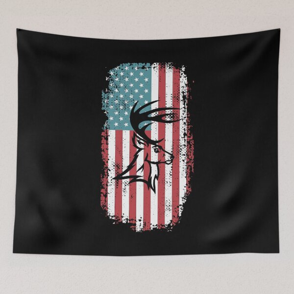 Item preview, Deer Hunting American Flag Patriotic designed and sold by Vanover Designs.