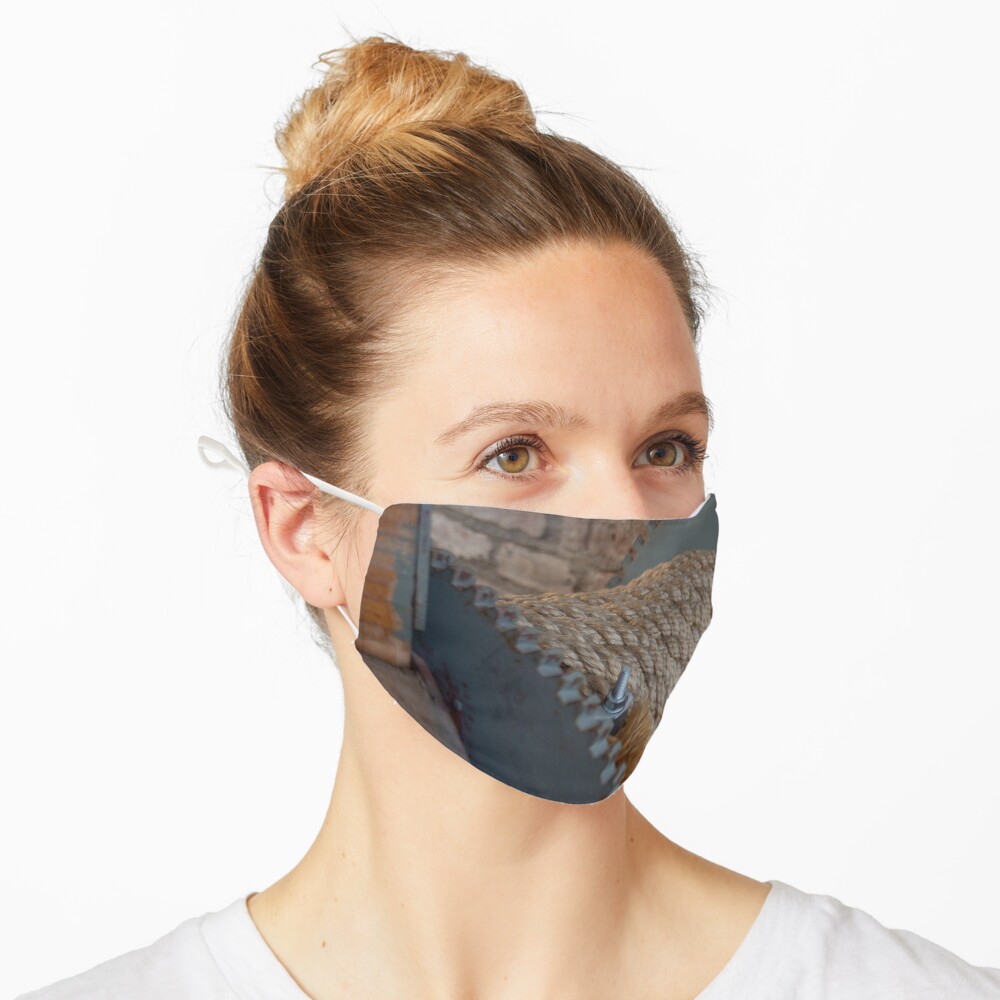 Nautical mooring rope texture Mask