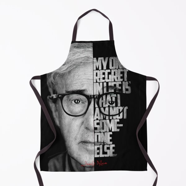 Item preview, Black and white Woody Allen quote poster designed and sold by Enea Kelo.
