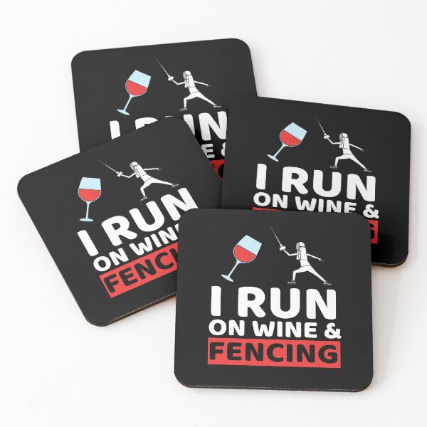 Item preview, I Run On Wine & Fencing designed and sold by bifkee19.