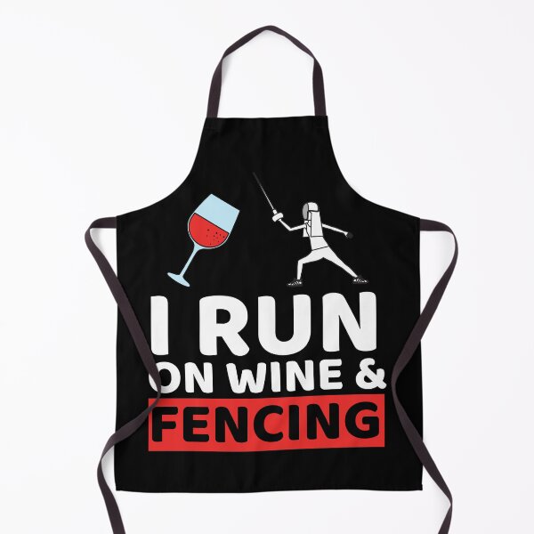 Item preview, I Run On Wine & Fencing designed and sold by bifkee19.