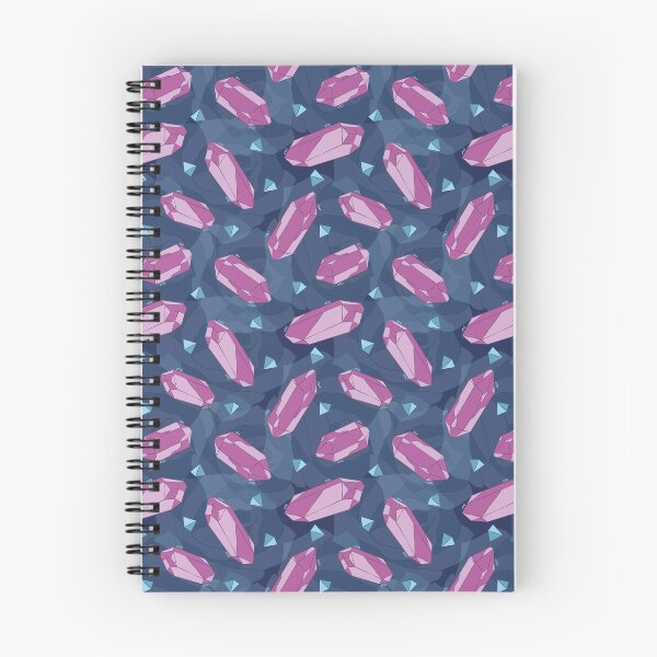 Item preview, Quartz Crystal | Jewel Pyramid Creeper | Print Pattern | Purple, Pink, Blue designed and sold by Lily Bradley.