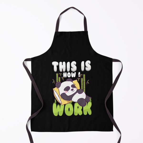 Artikelvorschau, So arbeite ich Lazy Panda Working Pun entworfen und verkauft von perfectpresents.