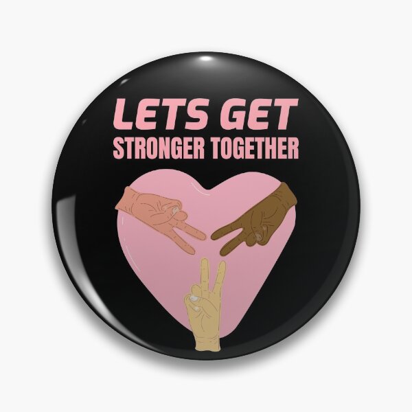 Item preview, Lets Get Stronger Together Heart Equality designed and sold by jacks-tees.