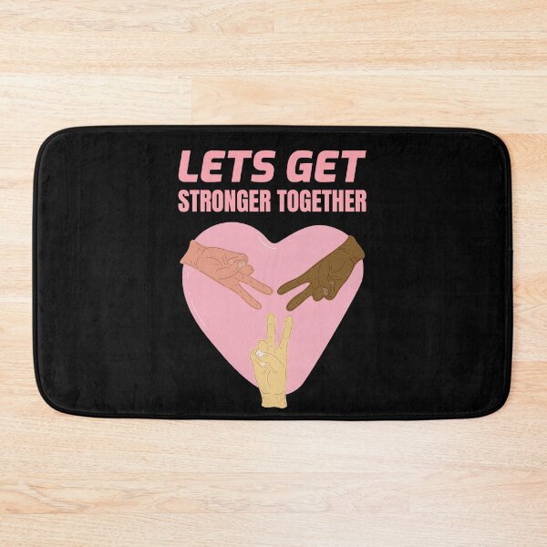Item preview, Lets Get Stronger Together Heart Equality designed and sold by jacks-tees.