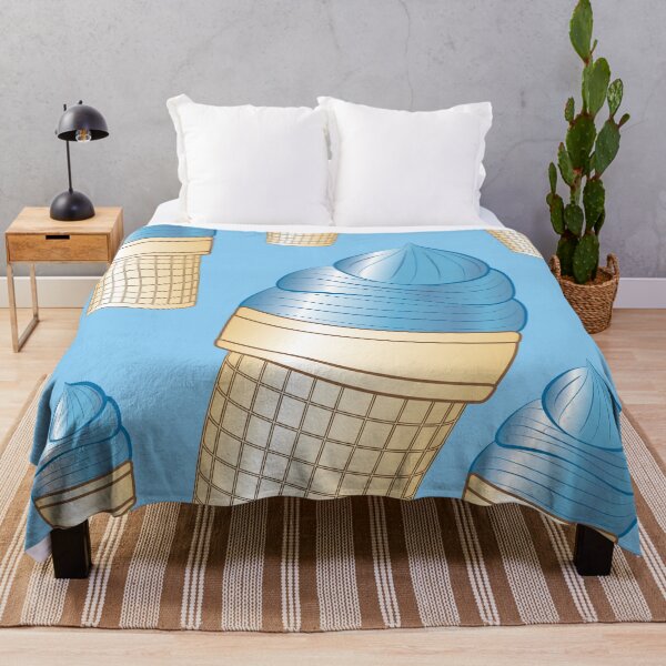 Item preview, Blue Ice Cream Print designed and sold by Printable-Cutie.