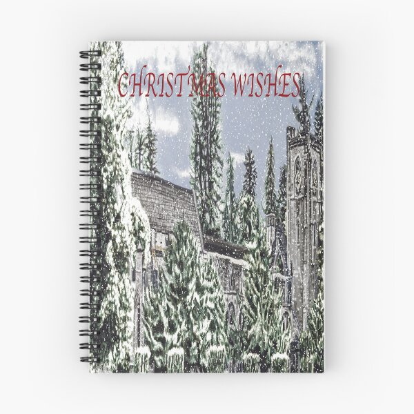 Item preview, The historic Dunkeld Cathedral in winter. Christmas Wishes  designed and sold by IslesArt.