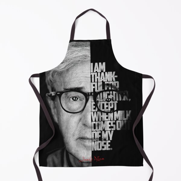 Item preview, Black and white Woody Allen quote poster designed and sold by Enea Kelo.