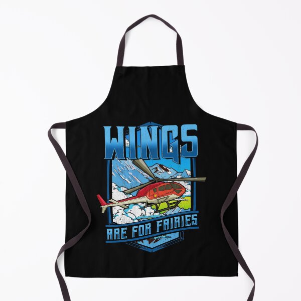 Item preview, Wings Are For Fairies Helicopter Pilot Flying Pun designed and sold by perfectpresents.