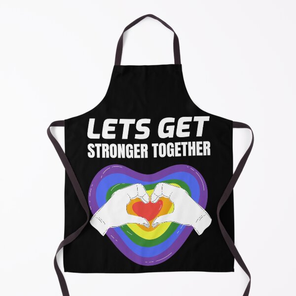 Item preview, Lets Get Stronger Together Pride designed and sold by jacks-tees.