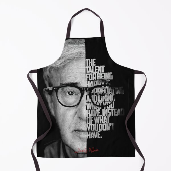 Item preview, Black and white Woody Allen quote poster designed and sold by Enea Kelo.