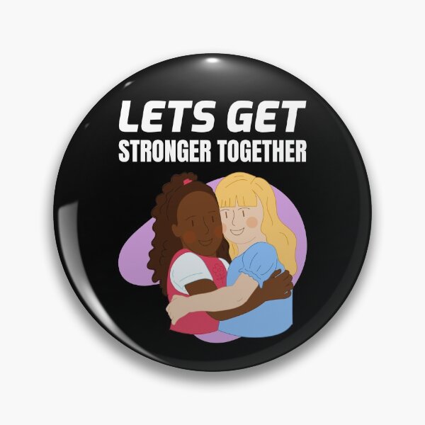 Item preview, Lets Get Stronger Together Hugs designed and sold by jacks-tees.