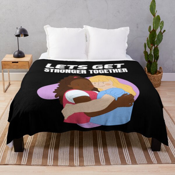 Item preview, Lets Get Stronger Together Hugs designed and sold by jacks-tees.