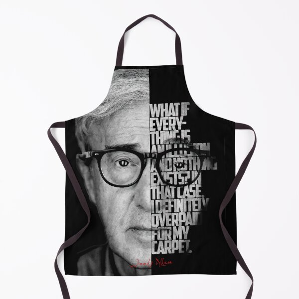 Item preview, Black and white Woody Allen quote poster designed and sold by Enea Kelo.