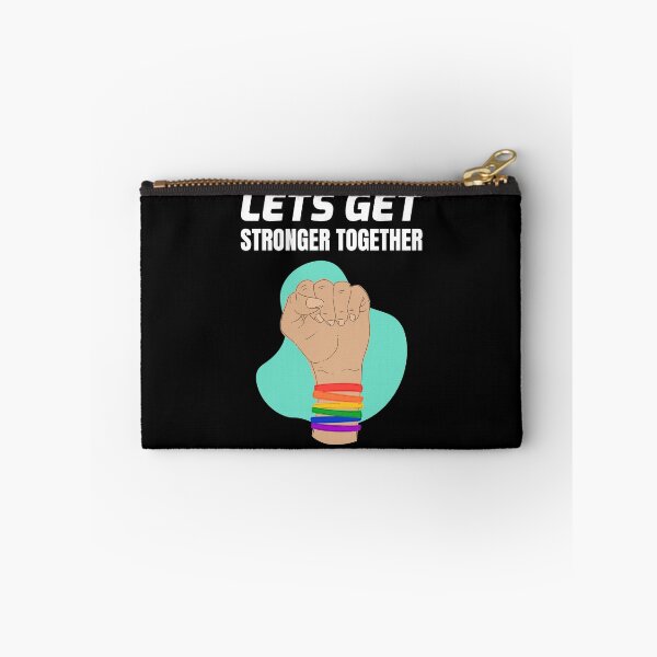 Item preview, Lets Get Stronger Together Rainbow designed and sold by jacks-tees.