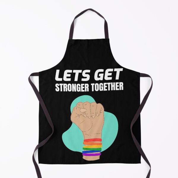 Item preview, Lets Get Stronger Together Rainbow designed and sold by jacks-tees.