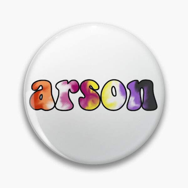 Item preview, arson enby lesbian designed and sold by wordswithfonts.