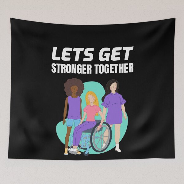 Item preview, Lets Get Stronger Together Friends designed and sold by jacks-tees.