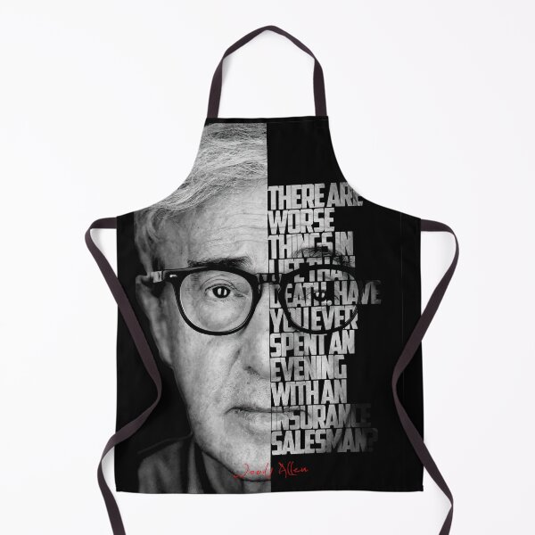 Item preview, Black and white Woody Allen quote poster designed and sold by Enea Kelo.