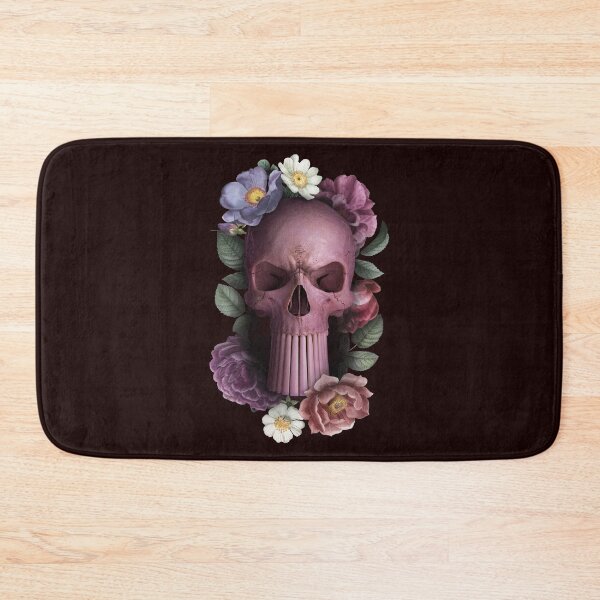 Item preview, skull and flowers and long teeth 01 designed and sold by Radu-Gabriel.