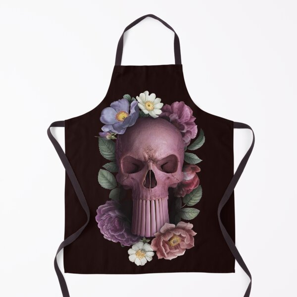 Item preview, skull and flowers and long teeth 01 designed and sold by Radu-Gabriel.