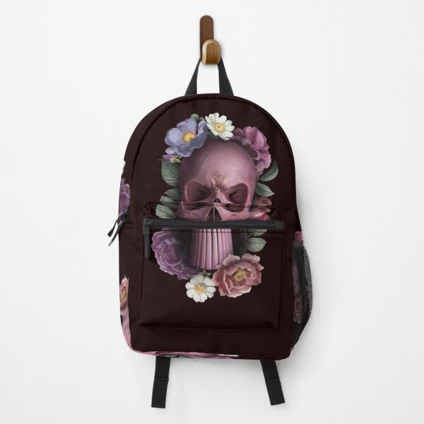 Item preview, skull and flowers and long teeth 01 designed and sold by Radu-Gabriel.