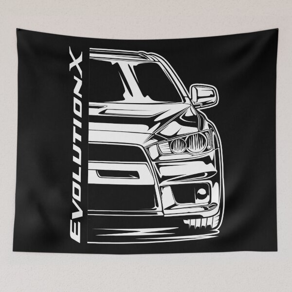 Item preview, Lancer Evolution X (White Print) designed and sold by idrdesign.