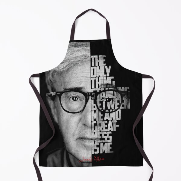 Item preview, Black and white Woody Allen quote poster designed and sold by Enea Kelo.