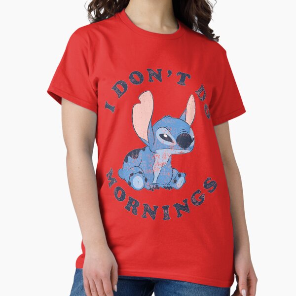 Item preview, Lilo & Stitch I Don't Do Mornings  designed and sold by JungneyLadakh.