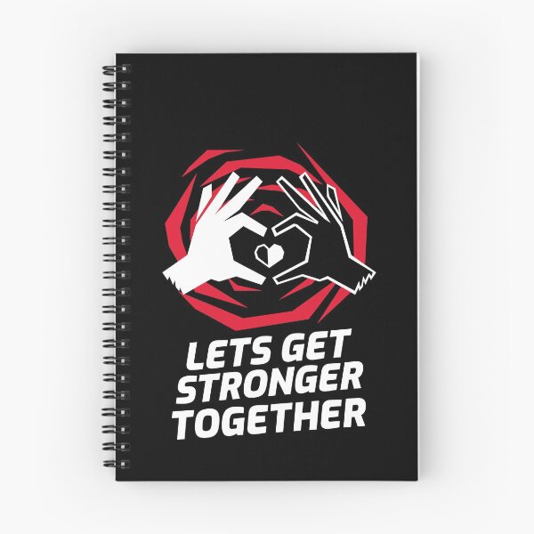 Item preview, Lets Get Stronger Together Hands Heart designed and sold by jacks-tees.