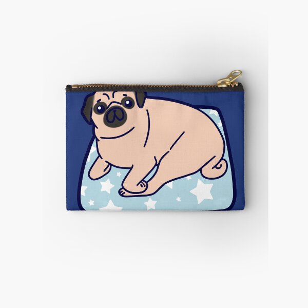Item preview, Pug sitting on a Starry Pillow designed and sold by SaradaBoru.
