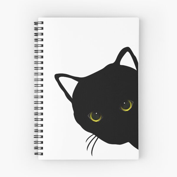 Item preview, Cat with yellow eyes looks from the right designed and sold by B-K-R-Designer.