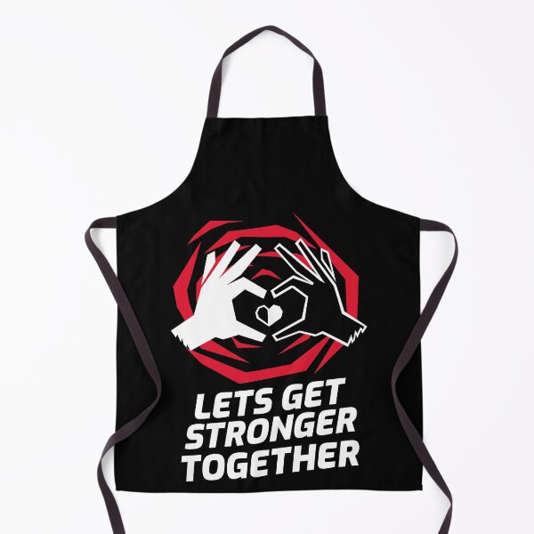 Item preview, Lets Get Stronger Together Hands Heart designed and sold by jacks-tees.
