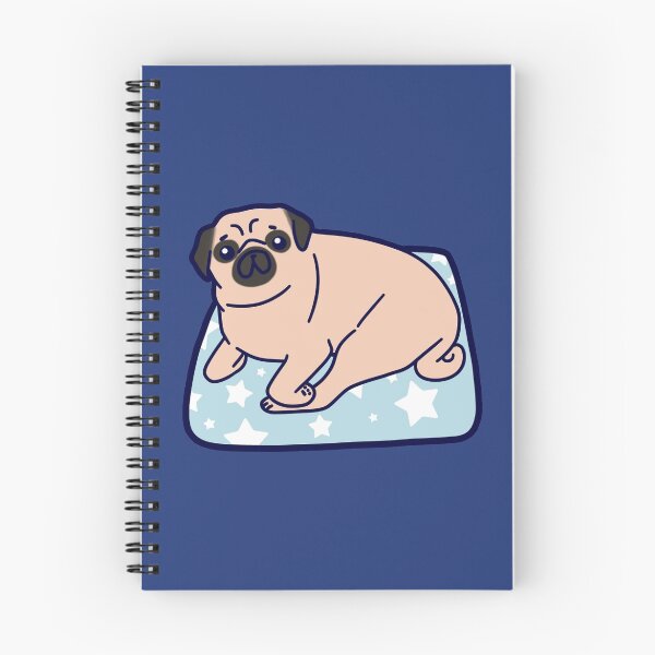Item preview, Pug sitting on a Starry Pillow designed and sold by SaradaBoru.