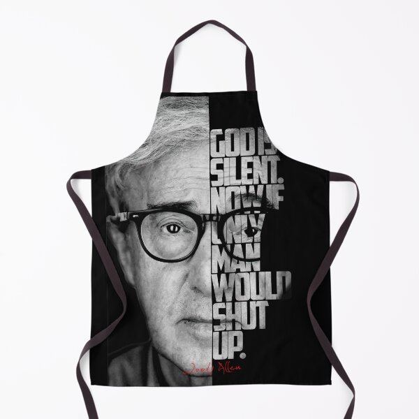 Item preview, Black and white Woody Allen quote poster designed and sold by Enea Kelo.