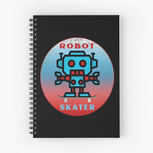 Item preview, Robot Skater Distressed designed and sold by Coder-T.