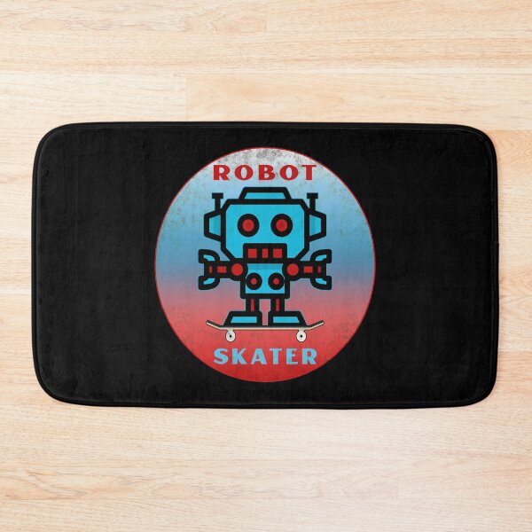 Item preview, Robot Skater Distressed designed and sold by Coder-T.