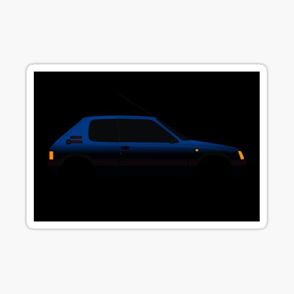 Peugeot 308 GTI Sticker for Sale by EarlyBirdz