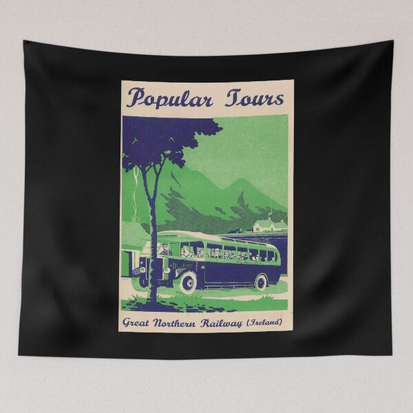 Item preview, retro Popular Tours designed and sold by CorasPosters.