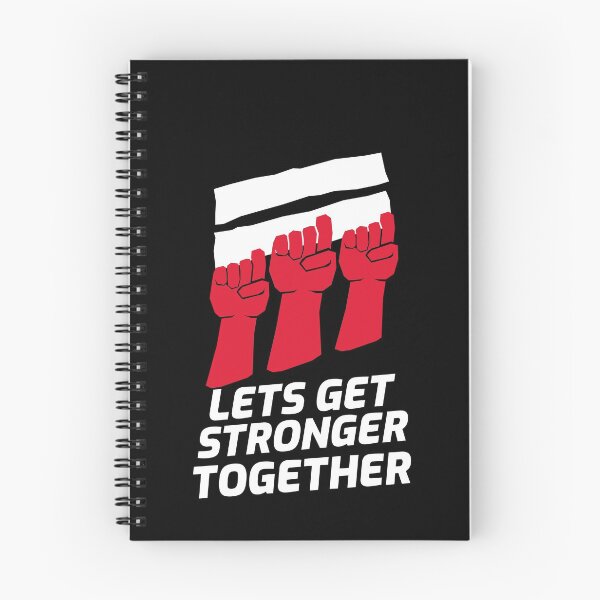 Item preview, Lets Get Stronger Together Fists designed and sold by jacks-tees.