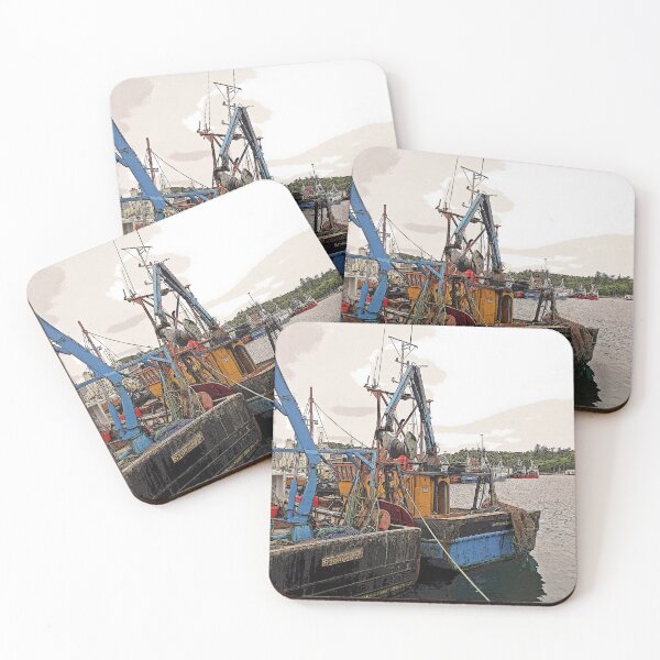 Item preview, Lazy Days, Stornoway Harbour, Isle of Lewis designed and sold by BorrowstonMedia.