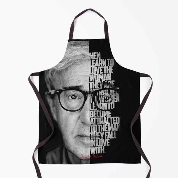 Item preview, Black and white Woody Allen quote poster designed and sold by Enea Kelo.