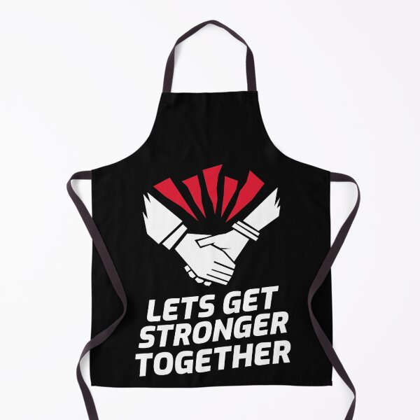 Item preview, Lets Get Stronger Together Shaking Hands designed and sold by jacks-tees.