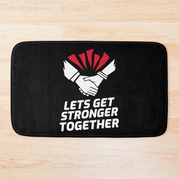 Item preview, Lets Get Stronger Together Shaking Hands designed and sold by jacks-tees.